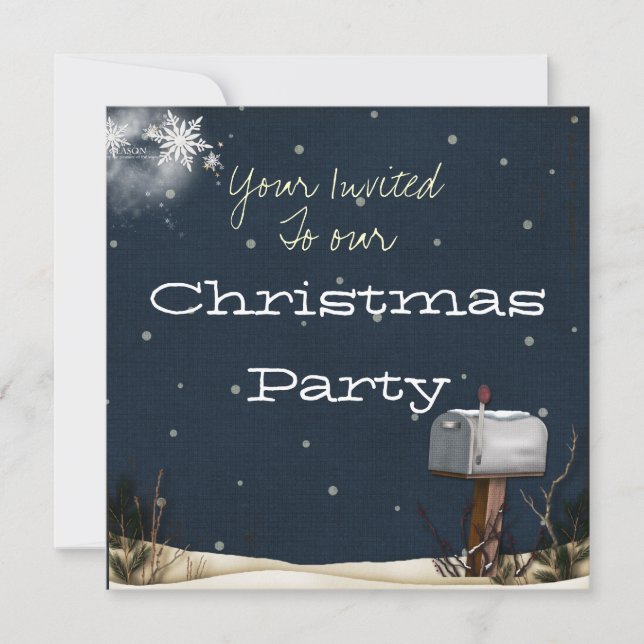 Convite da festa de Natal (Frente)