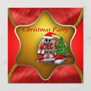 Convite da festa de Natal