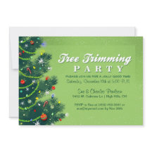 Convite da festa de Natal do aparamento da árvore