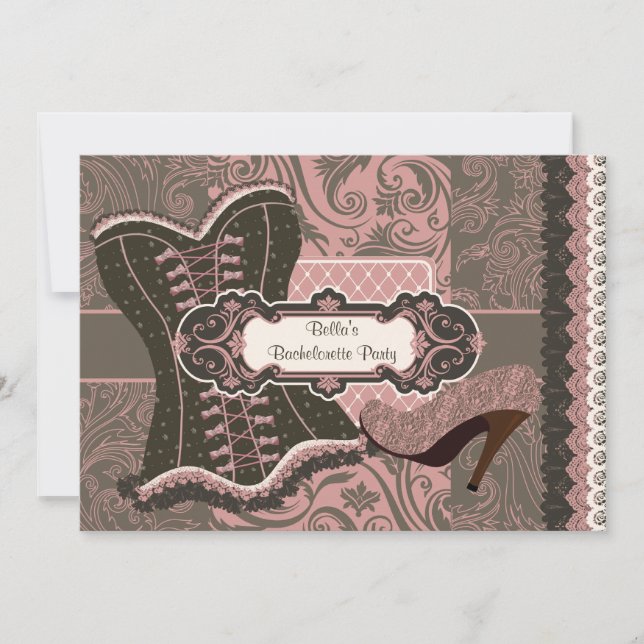 Convite da festa de solteira (Frente)