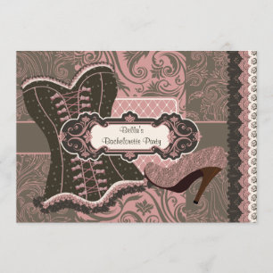 Convite da festa de solteira