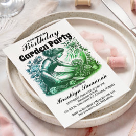 Convite da Festa dos Jardineiros da Festa no Jardi