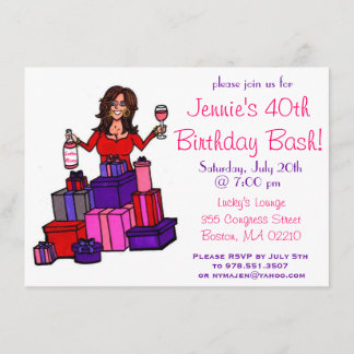 Convite da festança do aniversário