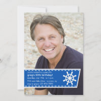 Convite da foto da vida do barco