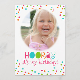 Convite da foto do aniversário do partido das