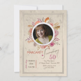 Convite da foto do fulgor do por do sol