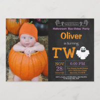 Convite da foto do partido do Dia das Bruxas do