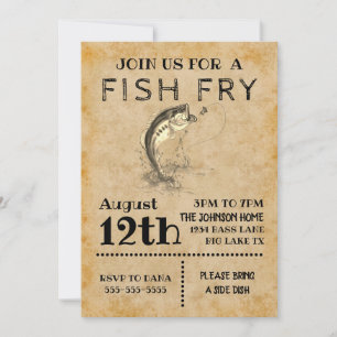 Convite da fritada de peixes