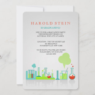 Convite da graduação do laboratório de química