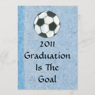 Convite da graduação - tema do futebol