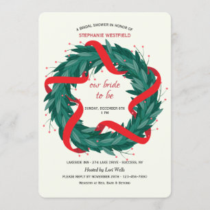 Convite da grinalda do Natal