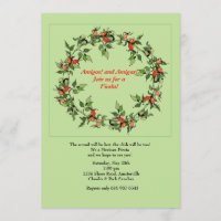 Convite da grinalda dos pimentos