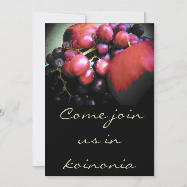 convite da koinonia (Frente)