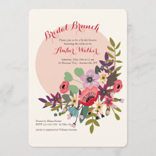 Convite da lua do primavera