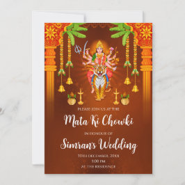 Convite da Mata Rani e convite da Mata ki Chowki