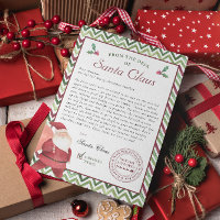 Da Mesa de Papai Noel | Carta de Natal