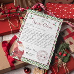 Convite Da Mesa do Papai Noel | Carta de Natal<br><div class="desc">As cartas dos Papais noeis estão incompletas sem uma margem adequada. Encomenda uma carta autêntica manuscrita do Polo Norte. Tanto a Sra. Clause quanto os Papais noeis gostam da perspectiva de alcançar seu filho para que eles saibam se eles estão na lista malvada ou legal. Eles farão a experiência divertida,...</div>