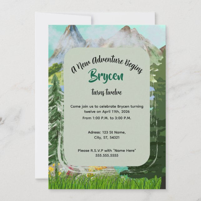 Convite da Natureza (Frente)