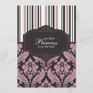 Convite da princesa chá de fraldas