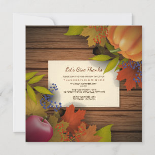 Convite da recompensa do outono