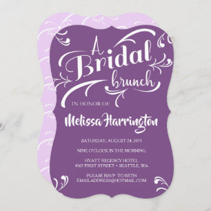 Convite da refeição matinal do chá de panela