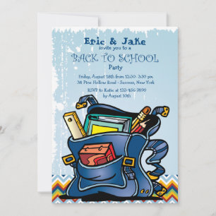 Convite da trouxa da escola