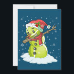 Convite Dabbing Snowman Tênis Ball Tee Christmas Xmas<br><div class="desc">Dabbing Snowman Tênis Ball Tee natal Papais noeis Natal</div>
