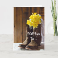 Daffodils Cowboy Boots Você Será Minha Porta-Ponta