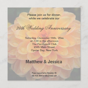 Convite Dahlia Anniversário