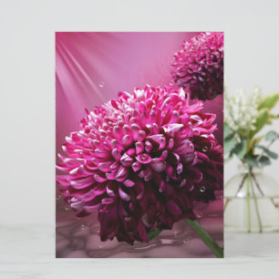Convite Dahlia Flowers
