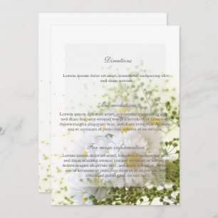 Convite Daisies in Love Editable Wedding Buquê Direction