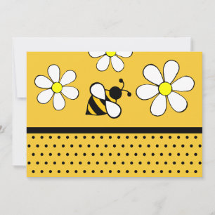 Convite Daisy Bee Invtions