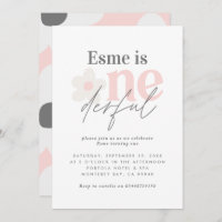 Daisy Boho retro rosa giro no primeiro aniversário