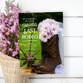 Convite Daisy Boots Última Festa de solteira do Rodeio Oci