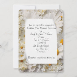 Convite Daisy Collection Vow Renewal Wedding