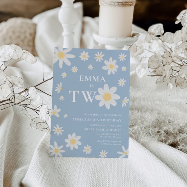 Convite Daisy Dusty segundo aniversário 2 (Criador carregado)