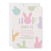 Daisy Floral Bunny segundo aniversário