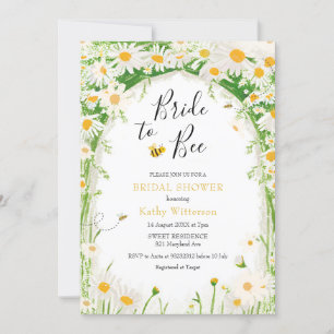 Convite Daisy Garden e Bee Bride para Bee Bridal