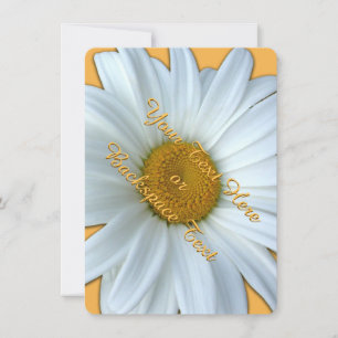 Convite Daisy Invices Personalizado Daisy RSVP Card