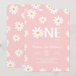 Convite Daisy primeiro aniversario