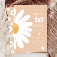 Daisy Retro Boho Party Sand Girl Primeiro Aniversá