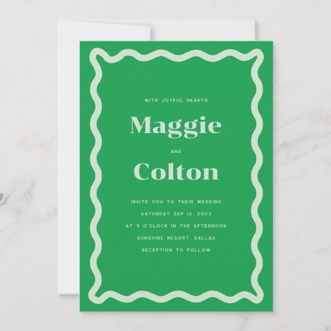 Convite Daisy Wedding (Frente)