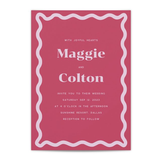 Convite Daisy Wedding (Criador carregado)