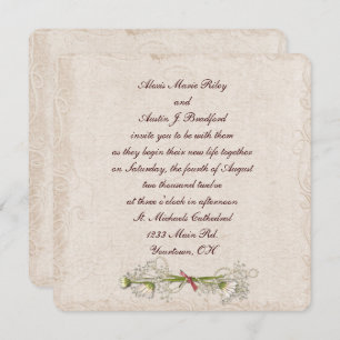 Convite Daisy Wedding Elegance