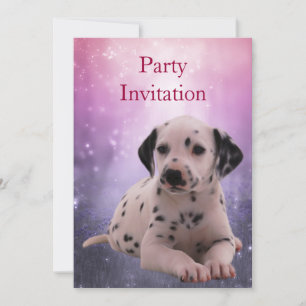 Convite Dalmata no Parque