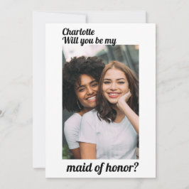 Convite Dama de Honra Foto Casamento Personalizado