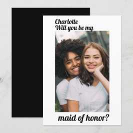 Convite Dama de Honra Foto Casamento Personalizado