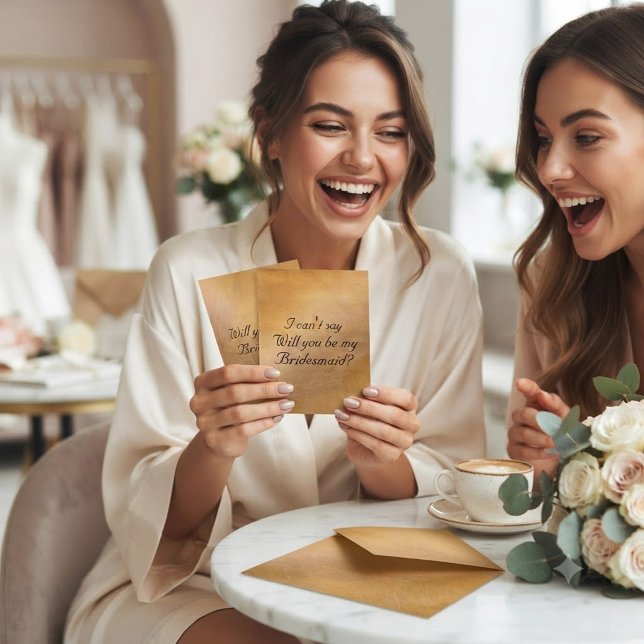 Convite Damas de Honra Sem Você Eu Não Digo Sim (Criador carregado)