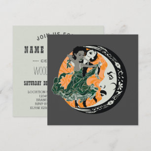 Convite dança com sua escuridão