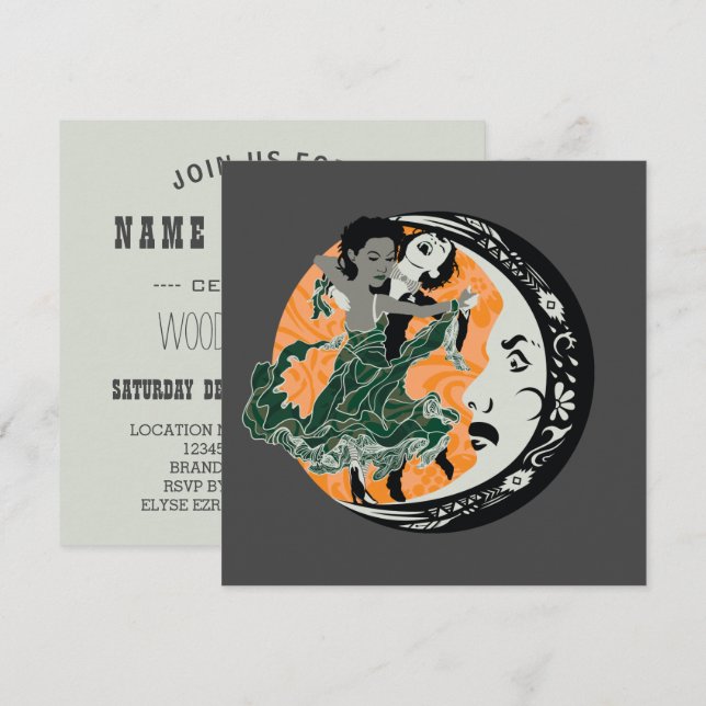 Convite dança com sua escuridão (Frente/Verso)